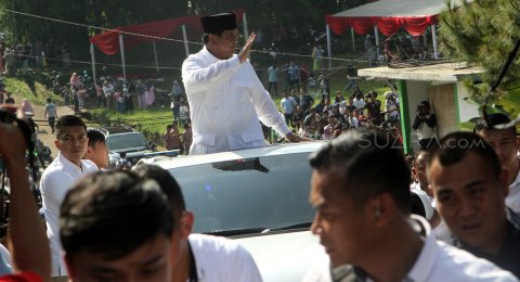 Prabowo - Sandiaga Kalah di TPS Keluarga Cendana