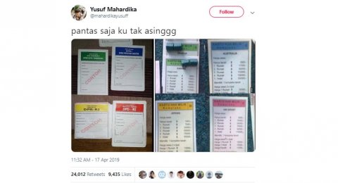 Kocak Warganet Temukan Surat Suara Pemilu 2019 Mirip Dengan Ini