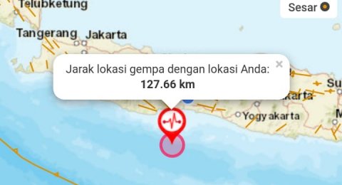 Update Gempa Cilacap 57 Sr Belum Ada Laporan Kerusakan Dan