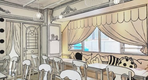 Awas Tertipu Kafe Di Tokyo Ini Punya Interior Dua Dimensi
