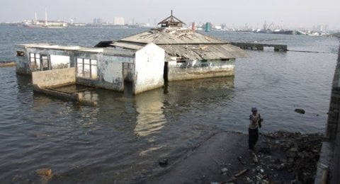 Permukaan Laut Di Jakarta Utara Sudah 15 Meter Di Atas Tanah