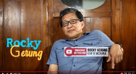 Rocky Gerung Soroti Soal Omnibus Law Jalan Pikiran Jokowi Ngaco