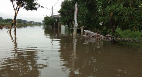 Periuk Tangerang Langganan Banjir Pupr Bangun Tanggul Tambahan