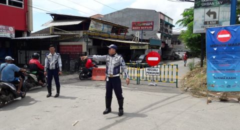 Dampak Proyek Kereta Cepat Dishub Kota Bekasi Tutup Jalan