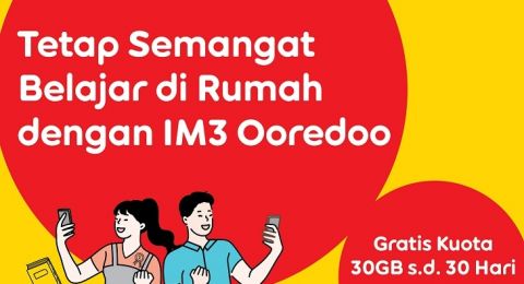 Indosat Ooreedoo tentang belajar di rumah [Indosat Ooredoo].