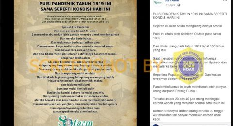 Cek Fakta Benarkah Puisi Tahun 1919 Ramal Soal Pandemi