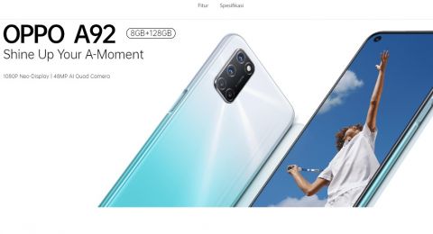 Oppo Resmi Luncurkan A92 Ini Harga Dan Spesifikasinya