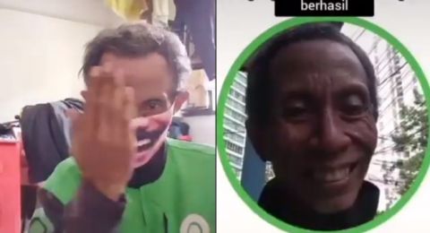 Bapak Driver Ojol Bikin Video Tiktok Kocak Warganet Malah Salfok Ke Spion Suara Jogja
