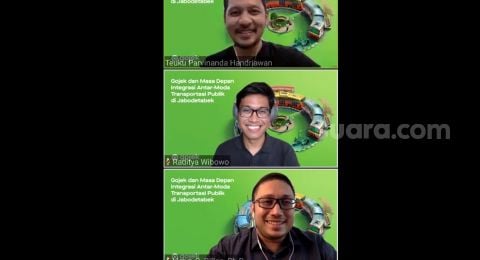 Gojek Webinar GoTransit [Suara.com/CNR ukirsari].