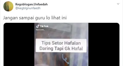 Gadis Ini Punya Trik Menghafal Unik Warganet Semoga Enggak Ketahuan Guru Suara Jogja