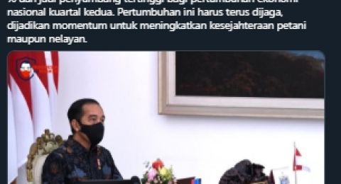 Bicara Pertumbuhan Ekonomi, Akun Twitter Jokowi Dibombardir Simbol Alien