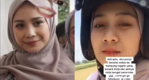 Muncul Wanita Berhijab Mirip Nagita Slavina Netizen Beda Letak Tahi Lalat Suara Banten