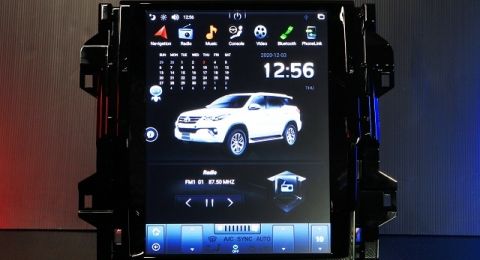 Asuka Tv Launch Head Unit Ala Mobil Listrik Bagi Fortuner Dan Pajero Sport