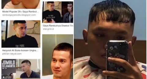 Pria Potong Rambut Ala Herjunot Ali Tapi Hasil Zonk Mantap Herjedot Ali Berita Hits