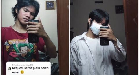 Viral Pria Tulungagung Disebut Han Seojun Lokal, Gayanya Keren Abis (TikTok/Bobocu.id)