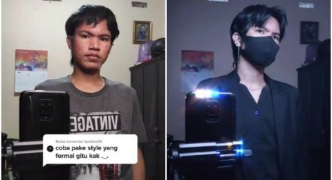 Viral Pria Tulungagung Disebut Han Seojun Lokal, Gayanya Keren Abis (TikTok/Bobocu.id)