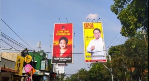 Ada Apa dengan Baliho Puan Maharani dan Airlangga Hartarto?