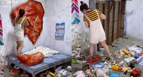 Viral Perempuan Rombak Kamar Penuh Tumpukan Sampah, Transformasinya Mencengangkan