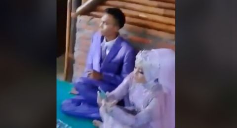 Pasangan pengantin batal prewedding [Tangkapan layar TikTok]