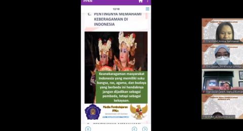 Pameran Media Pembelajaran Berbasis Android di MTs Muhammadiyah 1 Malang