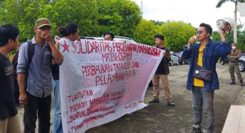SPMM Tuntut Perbaikan Pelayanan Pendidikan, Bupati Majene Tandatangani MOU