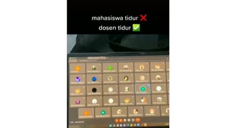 Momen Lucu Kelas Online, Dosen Ketiduran hingga Dibangunkan Mahasiswa: Bu?