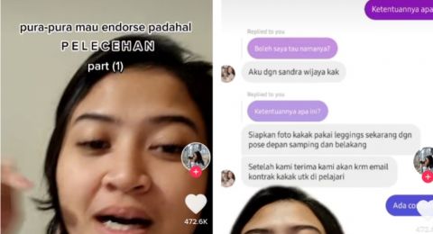 Viral! Pelecehan Seksual Berkedok Endors kepada Selebgram TikTok lewat DM