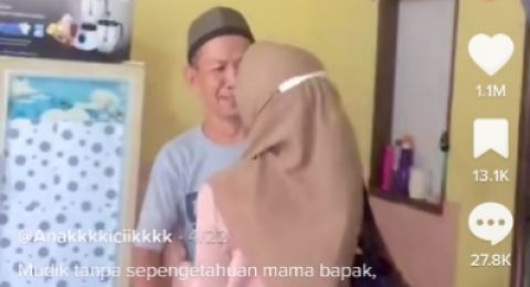 Viral Seorang Anak Mudik tanpa Beri Kabar Orang Tuanya, Netizen: Siapa Iris Bawang?