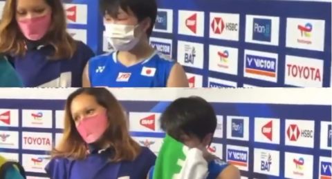 Akane Menangis Usai Kalah Melawan Bilqis di Piala Thomas dan Uber 2022, Warganet: 'Jangan Sedih Akane!'