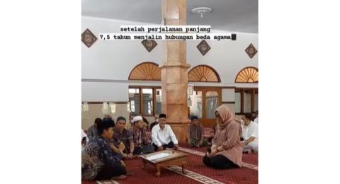 Kisah Sepasang Kekasih Jalani Hubungan 7,5 Tahun Beda Agama, Wanita Mualaf