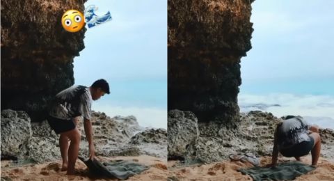Niat Healing di Pantai, Pria Ini Justru Alami Kejadian Tak Terduga