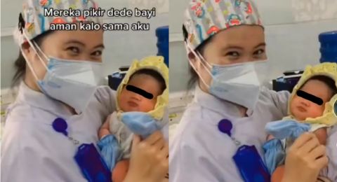 Viral Nakes Uyel-uyel Pipi Bayi Baru Lahir di RS, Aksinya Dibanjiri Kecaman