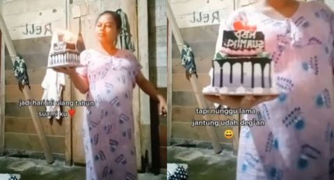 Beri Kejutan Ulang Tahun Sederhana untuk Suaminya Pertama Kali, Istri Satu Ini Bikin Netizen Terharu