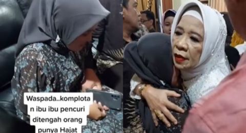 Emak-emak Tertangkap Basah Mencuri di Hajatan, Sikap Pemilik Rumah Bikin Salut
