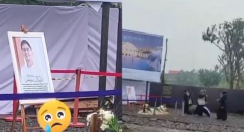 Miris, Emak-emak Foto Selfie di Makam Emmeril Khan Mumtadz: Publik Meradang