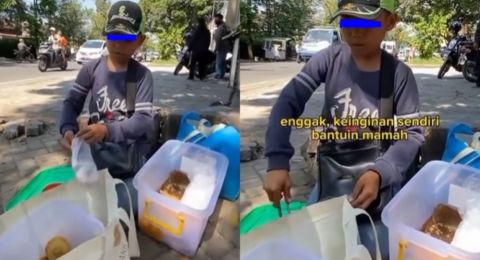 Bocah Putus Sekolah Demi Bantu Mama Jualan, Kisahnya Disorot: Semoga Besarnya Sukses