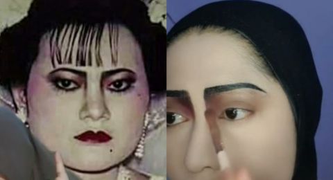 Keajaiban Tangan MUA Ini Rias Wajah ala Make Up Pengantin Tahun 80-an Bikin Melongo