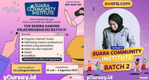 Suara Community Institute Batch 2 Kembali Hadirkan Inkubasi Digital Journalism untuk Anak Muda