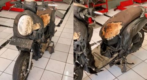 Total Biaya Servis Sepeda Motor Terbakar Bikin Tercengang: Auto Beli Baru