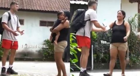 Emak-emak Ini Dapat Uang Rp 25 Juta Setelah Beri Botol Air ke Bule, Responsnya Bikin Haru