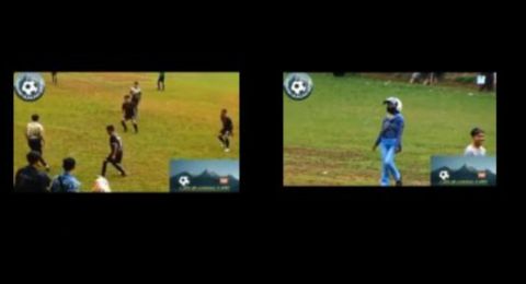 Aksi Perempuan Ini Masuk Lapangan Bikin Pertandingan Sepak Bola Tarkam Terhenti, Warganet: Enggak Malu