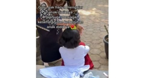 Ramai Video Guru Sisir Rambut Siswanya Penuh Kutu, Begini Cerita Dibaliknya