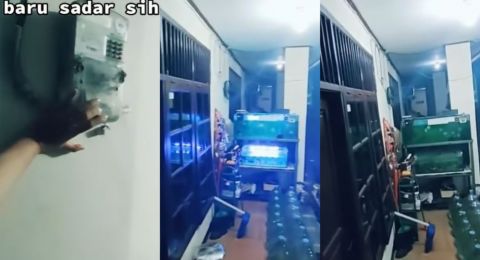 Wanita Ini Baru Sadar Tetangga Pelihara Ikan Hias di Akuarium Besar Nebeng Listrik Kontrakannya