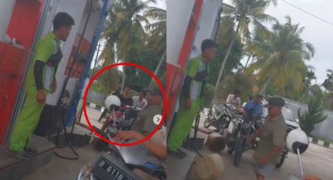 Bapak Ini Ngamuk ke Petugas SPBU Gegara Ditolak Isi BBM Pakai Wadah Jeriken