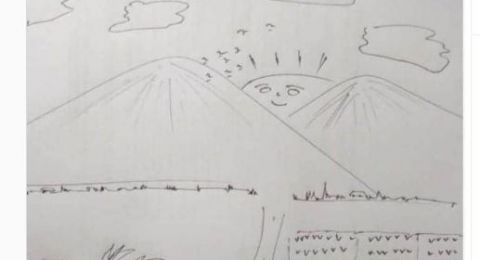 Terkuak Gambar Legendaris  Anak SD Dua Gunung dan Sawah Ternyata Ada Wujud Aslinya di Jawa Tengah