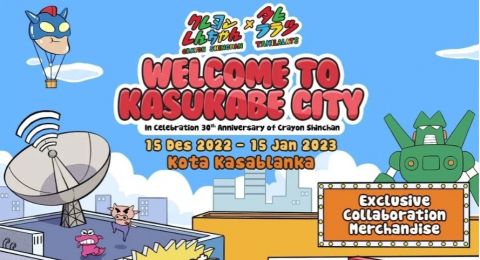 Crayon Shinchan x Tahilalats Sudah Bisa Ditemui Hari Ini di Kota Kasablanka, Berikut Harga Tiketnya!