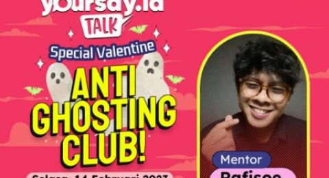 Valentine Ngomongin Cinta, Yoursay Gelar Talkshow 'Anti Ghosting Club' Bareng Rafisoe