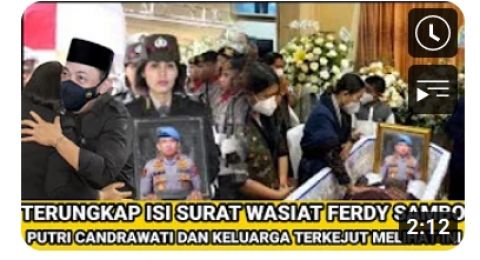 CEK FAKTA: Isi Surat Wasiat Ferdy Sambo Bikin Putri Candrawathi dan Keluarga Syok, Benarkah?