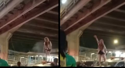 Wanita Ini Bajak Mobil Patroli Tol Becakayu hingga Tabrak Kendaraan Lain