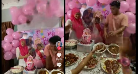 Momen Kocak Pesta Ulang Tahun Niatnya Meriah, Endingnya Malah Kacau